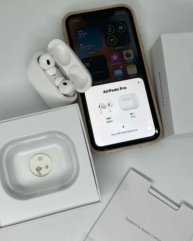 EarPods Pro 2 With ANC ( Free gift - Premium Lether Case + 4 in 1 braided Cable )